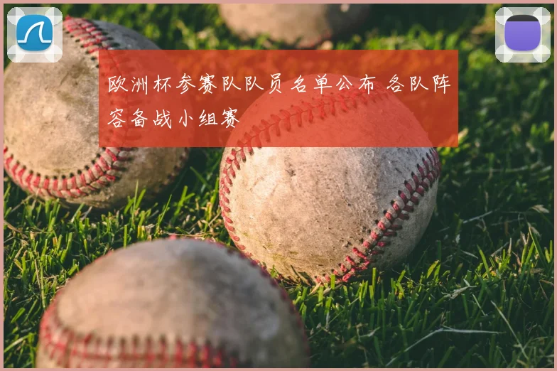 欧洲杯参赛队队员名单公布 各队阵容备战小组赛